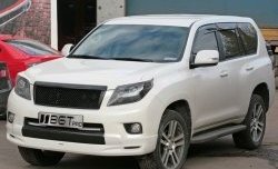 7 599 р. Накладка LX Mode на передний бампер  Toyota Land Cruiser Prado  J150 (2009-2013) дорестайлинг (Неокрашенная)  с доставкой в г. Новочеркасск. Увеличить фотографию 1