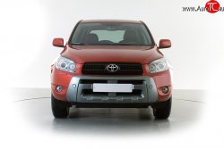 2 899 р. Накладка переднего бампера  Toyota RAV4  XA305 (2005-2009) 5 дв. дорестайлинг (Неокрашенная)  с доставкой в г. Новочеркасск. Увеличить фотографию 2