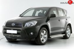 2 899 р. Накладка переднего бампера  Toyota RAV4  XA305 (2005-2009) 5 дв. дорестайлинг (Неокрашенная)  с доставкой в г. Новочеркасск. Увеличить фотографию 1