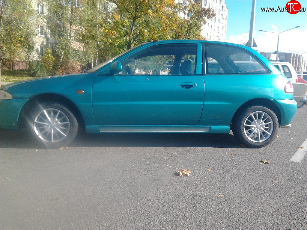 3 949 р. Пороги накладки Uni V9 (составные, максимальная длина 2020 мм) Hyundai Lavita (2001-2007)  с доставкой в г. Новочеркасск