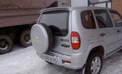 2 299 р. Чехол запасного колеса Chevrolet Chevrolet Niva 2123 дорестайлинг (2002-2008) (Неокрашенный)  с доставкой в г. Новочеркасск. Увеличить фотографию 4