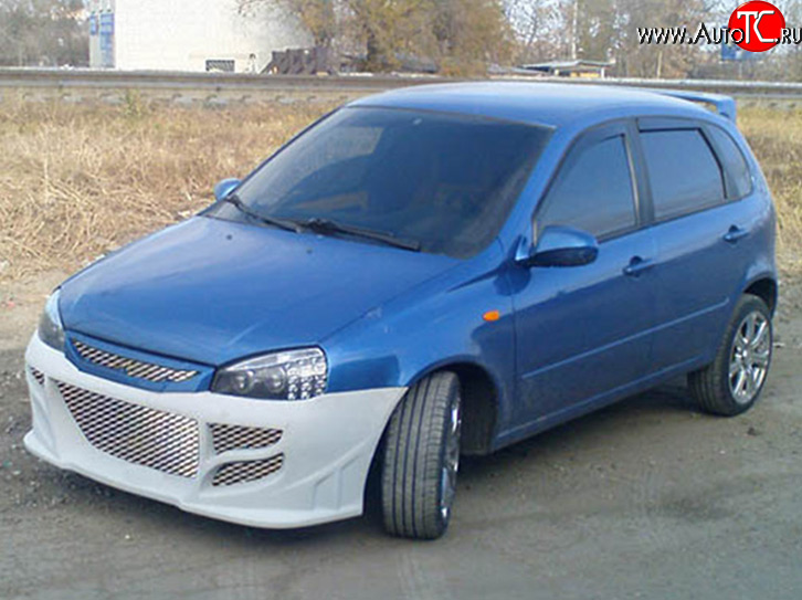 2 099 р. Передний бампер M-VRS Лада Калина 1118 седан (2004-2013) (Неокрашенный)  с доставкой в г. Новочеркасск