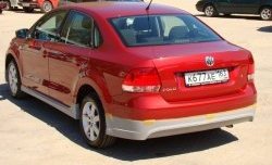 4 999 р. Пороги накладки Racing  Volkswagen Polo  5 (2009-2020) седан дорестайлинг, седан рестайлинг, хэтчбек рестайлинг (Неокрашенные)  с доставкой в г. Новочеркасск. Увеличить фотографию 2