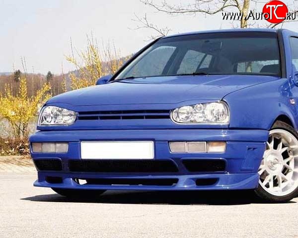 4 399 р. Накладка переднего бампера Fast V2 Volkswagen Golf 3 (1991-1998)  с доставкой в г. Новочеркасск