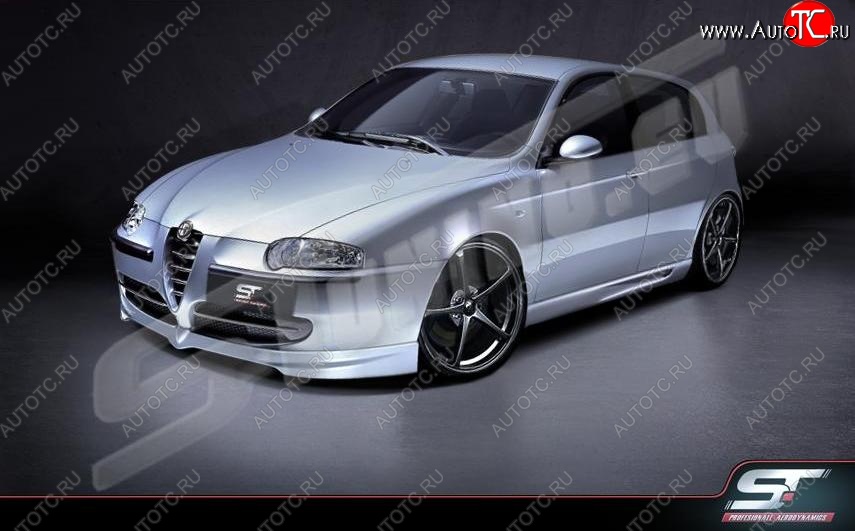 13 299 р. Накладка на передний бампер ST Alfa Romeo 145 930A дорестайлинг (1994-1999)  с доставкой в г. Новочеркасск