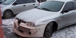 13 499 р. Передний бампер CT v2 Alfa Romeo 156 932 дорестайлинг, седан (1996-2002) (Неокрашенный)  с доставкой в г. Новочеркасск. Увеличить фотографию 3