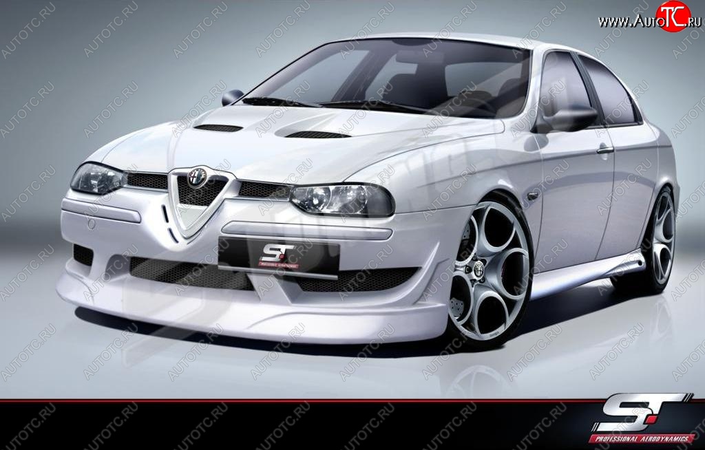 28 999 р. Передний бампер ST Alfa Romeo 156 932 дорестайлинг, седан (1996-2002)  с доставкой в г. Новочеркасск