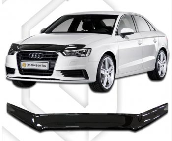 Дефлектор капота CA-Plastic Audi A3 8V1 хэтчбэк 3 дв. дорестайлинг (2012-2016)