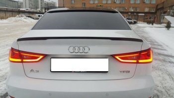 3 399 р. Лип спойлер АВТОКРАТ  Audi A3  8VS седан (2012-2016) дорестайлинг (Неокрашенный)  с доставкой в г. Новочеркасск. Увеличить фотографию 7