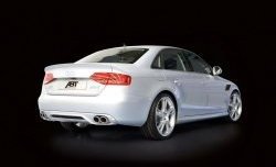 19 899 р. Накладка на задний бампер ABT Audi A4 B8 дорестайлинг, седан (2007-2011)  с доставкой в г. Новочеркасск. Увеличить фотографию 2