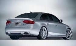 Накладка на задний бампер ABT Audi A4 B8 дорестайлинг, седан (2007-2011)