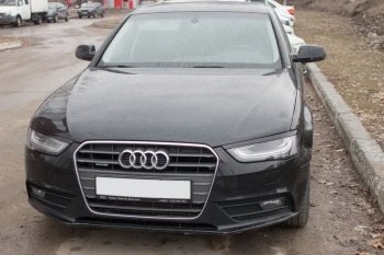 1 139 р. Реснички на фары KURAJ Audi A4 B8 дорестайлинг, седан (2007-2011) (Неокрашенные)  с доставкой в г. Новочеркасск. Увеличить фотографию 3