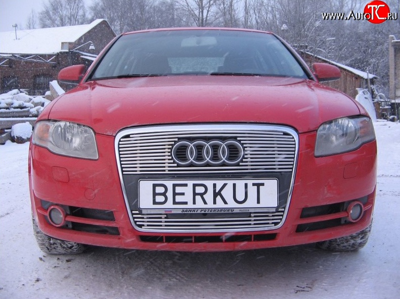 5 299 р. Декоративная вставка решетки радиатора Berkut Audi A4 B7 седан (2004-2008)  с доставкой в г. Новочеркасск