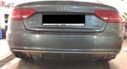 13 999 р. Накладка на задний бампер CT Audi A5 8T дорестайлинг, лифтбэк (2007-2011) (Неокрашенная)  с доставкой в г. Новочеркасск. Увеличить фотографию 2