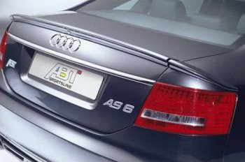 7 049 р. Лип спойлер Racing Audi A6 C6 дорестайлинг, седан (2004-2008)  с доставкой в г. Новочеркасск. Увеличить фотографию 2