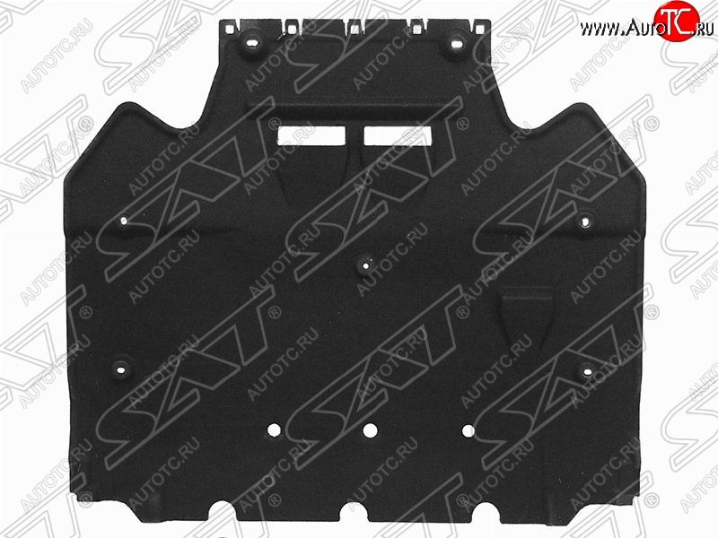 2 779 р. Защита двигателя SAT (задняя часть)  Audi A6  C7 (2010-2014) дорестайлинг, седан, дорестайлинг, универсал  с доставкой в г. Новочеркасск