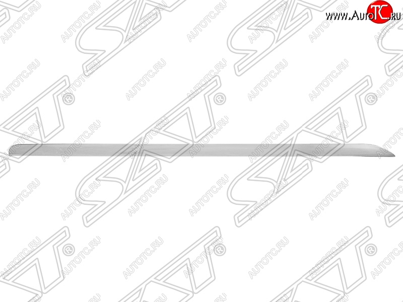 739 р. Левый молдинг на передний бампер SAT (хром)  Audi A6  C6 (2008-2010) рестайлинг, седан, рестайлинг, универсал  с доставкой в г. Новочеркасск