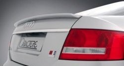 5 649 р. Лип спойлер CT Audi A6 C6 дорестайлинг, седан (2004-2008) (Неокрашенный)  с доставкой в г. Новочеркасск. Увеличить фотографию 1