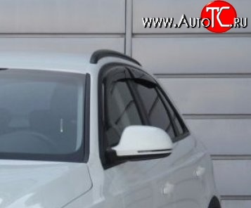 999 р. Комплект дефлекторов окон (ветровиков) 4 шт. Russtal Audi Q3 8U дорестайлинг (2011-2015)  с доставкой в г. Новочеркасск