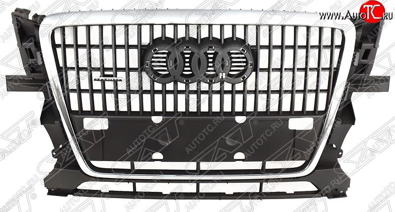 10 649 р. Решетка радиатора SAT  Audi Q5  8R (2008-2012) дорестайлинг (Неокрашенная)  с доставкой в г. Новочеркасск