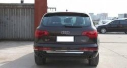 32 399 р. Накладка на задний бампер (рестайлинг) CT v2 Audi Q7 4L дорестайлинг (2005-2009) (Неокрашенная)  с доставкой в г. Новочеркасск. Увеличить фотографию 1