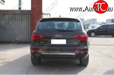 32 399 р. Накладка на задний бампер (рестайлинг) CT v2  Audi Q7  4L (2005-2009) дорестайлинг (Неокрашенная)  с доставкой в г. Новочеркасск