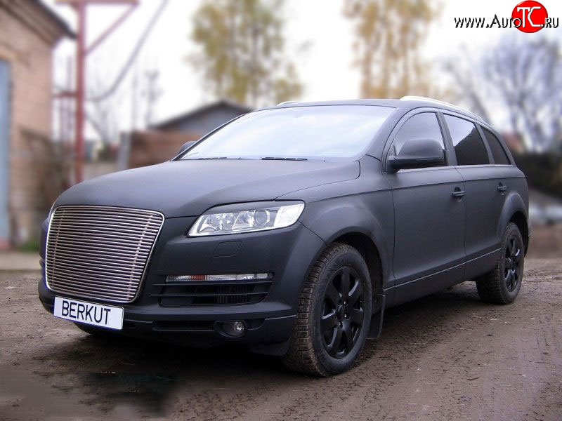 7 299 р. Декоративная вставка воздухозаборника Berkut Audi Q7 4L дорестайлинг (2005-2009)  с доставкой в г. Новочеркасск