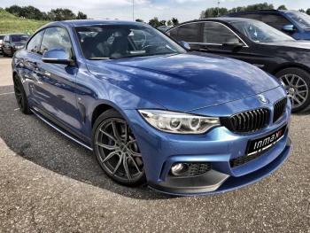 Сплиттер переднего бампера М-Perfomance BMW (БМВ) 4 серия ( F32,  F36) (2013-2020) F32, F36 купе дорестайлинг, лифтбэк дорестайлинг, купе рестайлинг, лифтбэк рестайлинг