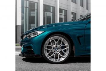 14 499 р. Сплиттер переднего бампера М-Perfomance BMW 4 серия F36 лифтбэк рестайлинг (2017-2020) (цвет: черный матовый)  с доставкой в г. Новочеркасск. Увеличить фотографию 4