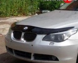 2 699 р. Дефлектор капота NovLine  BMW 5 серия  E60 (2003-2007) седан дорестайлинг  с доставкой в г. Новочеркасск. Увеличить фотографию 1