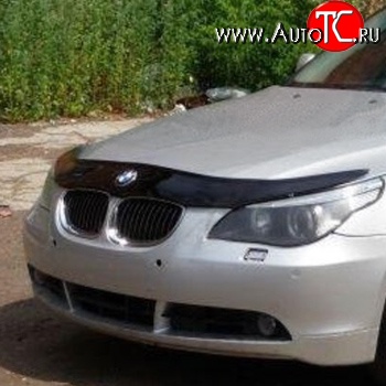 2 699 р. Дефлектор капота NovLine  BMW 5 серия  E60 (2003-2007) седан дорестайлинг  с доставкой в г. Новочеркасск