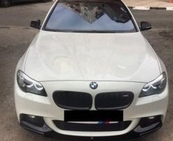 10 849 р. Накладка на передний бампер M-Performance BMW 5 серия F10 рестайлинг, седан (2013-2017) (Неокрашенная)  с доставкой в г. Новочеркасск. Увеличить фотографию 3