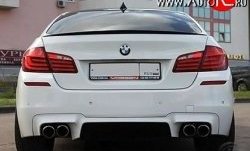 5 999 р. Лип спойлер М-Perfomance BMW 3 серия F30 седан дорестайлинг (2012-2015) (Черный матовый)  с доставкой в г. Новочеркасск. Увеличить фотографию 3