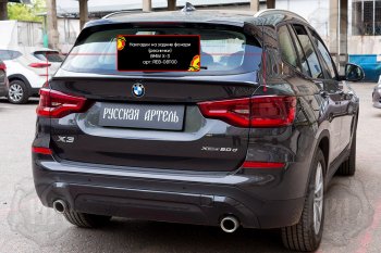 569 р. Накладки задних фонарей RA  BMW X3  G01 (2017-2021) дорестайлинг (Неокрашенные)  с доставкой в г. Новочеркасск. Увеличить фотографию 5