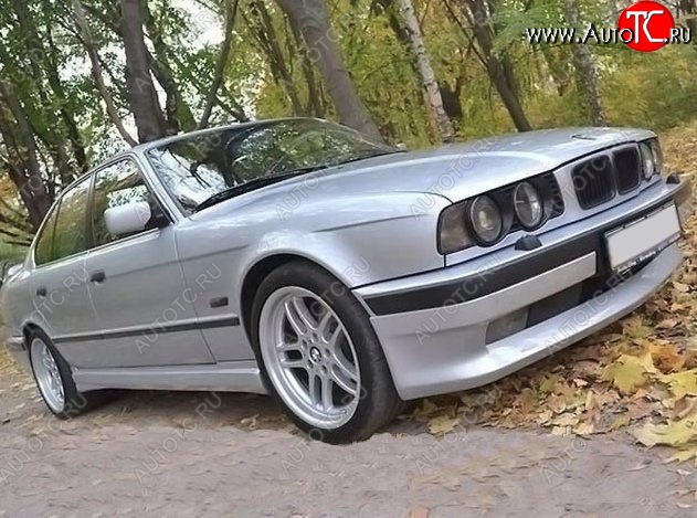 4 499 р. Накладка на передний бампер Schnitzer  BMW 5 серия  E34 (1988-1994) седан дорестайлинг  с доставкой в г. Новочеркасск