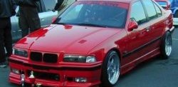 849 р. Реснички на фары Sport BMW 3 серия E36 седан (1990-2000) (Неокрашенные)  с доставкой в г. Новочеркасск. Увеличить фотографию 2