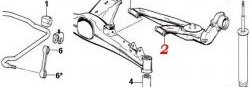 799 р. Полиуретановый сайлентблок задней подвески, нижнего рычага Точка Опоры BMW 3 серия E36 седан (1990-2000)  с доставкой в г. Новочеркасск. Увеличить фотографию 2