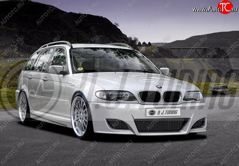 25 899 р. Передний бампер D.J. BMW 3 серия E46 седан дорестайлинг (1998-2001)  с доставкой в г. Новочеркасск