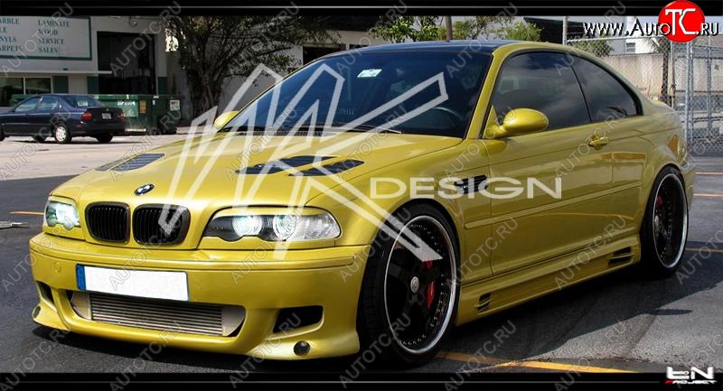 25 899 р. Передний бампер Kersher BMW 3 серия E46 седан дорестайлинг (1998-2001)  с доставкой в г. Новочеркасск