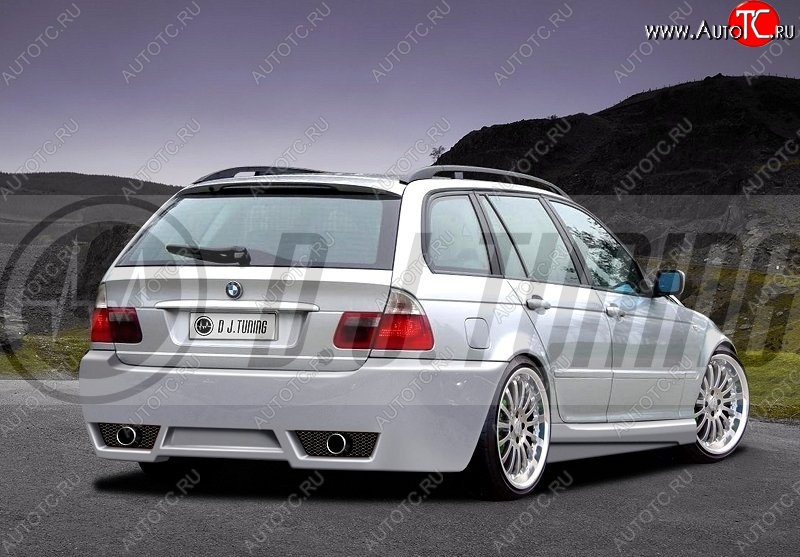 25 899 р. Задний бампер (универсал) D.J. BMW 3 серия E46 седан дорестайлинг (1998-2001)  с доставкой в г. Новочеркасск