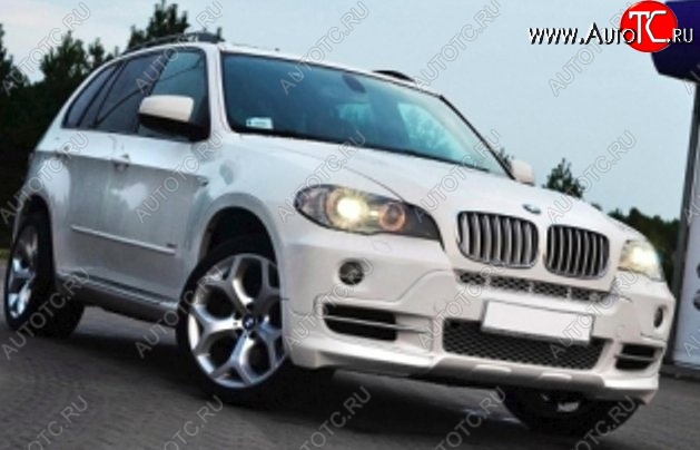 8 999 р. Накладка на передний бампер CT BMW X5 E53 дорестайлинг (1999-2003) (Неокрашенная)  с доставкой в г. Новочеркасск