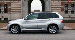 13 999 р. Пороги накладки с расширителями арок Aero  BMW X5  E53 (1999-2006) дорестайлинг, рестайлинг  с доставкой в г. Новочеркасск. Увеличить фотографию 3