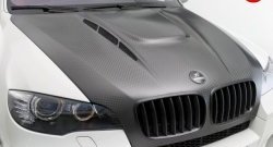 32 249 р. Пластиковый капот Hamman Style BMW X5 E70 рестайлинг (2010-2013) (Неокрашенный)  с доставкой в г. Новочеркасск. Увеличить фотографию 2