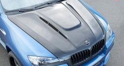 32 249 р. Пластиковый капот Hamman Style BMW X5 E70 рестайлинг (2010-2013) (Неокрашенный)  с доставкой в г. Новочеркасск. Увеличить фотографию 1