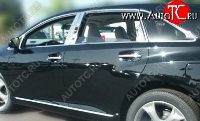 41 799 р. Накладки на стойки дверей СТ BMW X5 E70 дорестайлинг (2006-2010) (Неокрашенные)  с доставкой в г. Новочеркасск