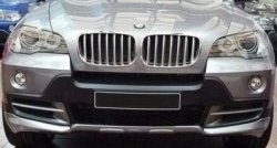 46 999 р. Накладка на передний бампер CT BMW X5 E70 дорестайлинг (2006-2010) (Неокрашенная)  с доставкой в г. Новочеркасск. Увеличить фотографию 1