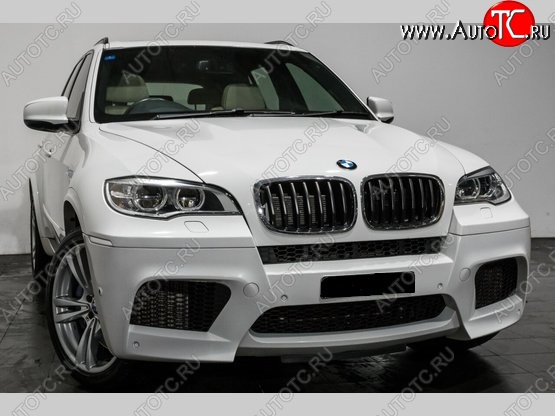 22 499 р. Передний бампер X5M STYLE  BMW X5  E70 (2006-2013) дорестайлинг, рестайлинг (Неокрашенный)  с доставкой в г. Новочеркасск