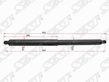 5 299 р. Упор крышки багажника SAT (газовый) BMW X5 E70 дорестайлинг (2006-2010)  с доставкой в г. Новочеркасск. Увеличить фотографию 1