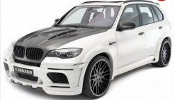 32 249 р. Пластиковый капот Hamman Style BMW X6 E71 дорестайлинг (2008-2012) (Неокрашенный)  с доставкой в г. Новочеркасск. Увеличить фотографию 2