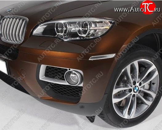 5 949 р. Подиумы противотуманных фар СТ  BMW X6  E71 (2008-2014) дорестайлинг, рестайлинг  с доставкой в г. Новочеркасск